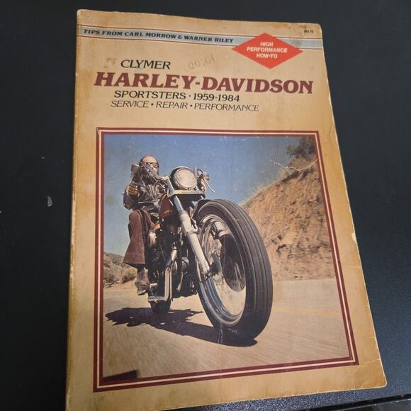 CLYMER HARLEY DAVIDSON Repair Manual Sportster 1959-1984 Free Shipping - Picture 1 of 7